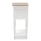 Baxton Studio Dauphine Oak and White Wash Distressed Finish Wood Nightstand 137-7577 - alternate 3